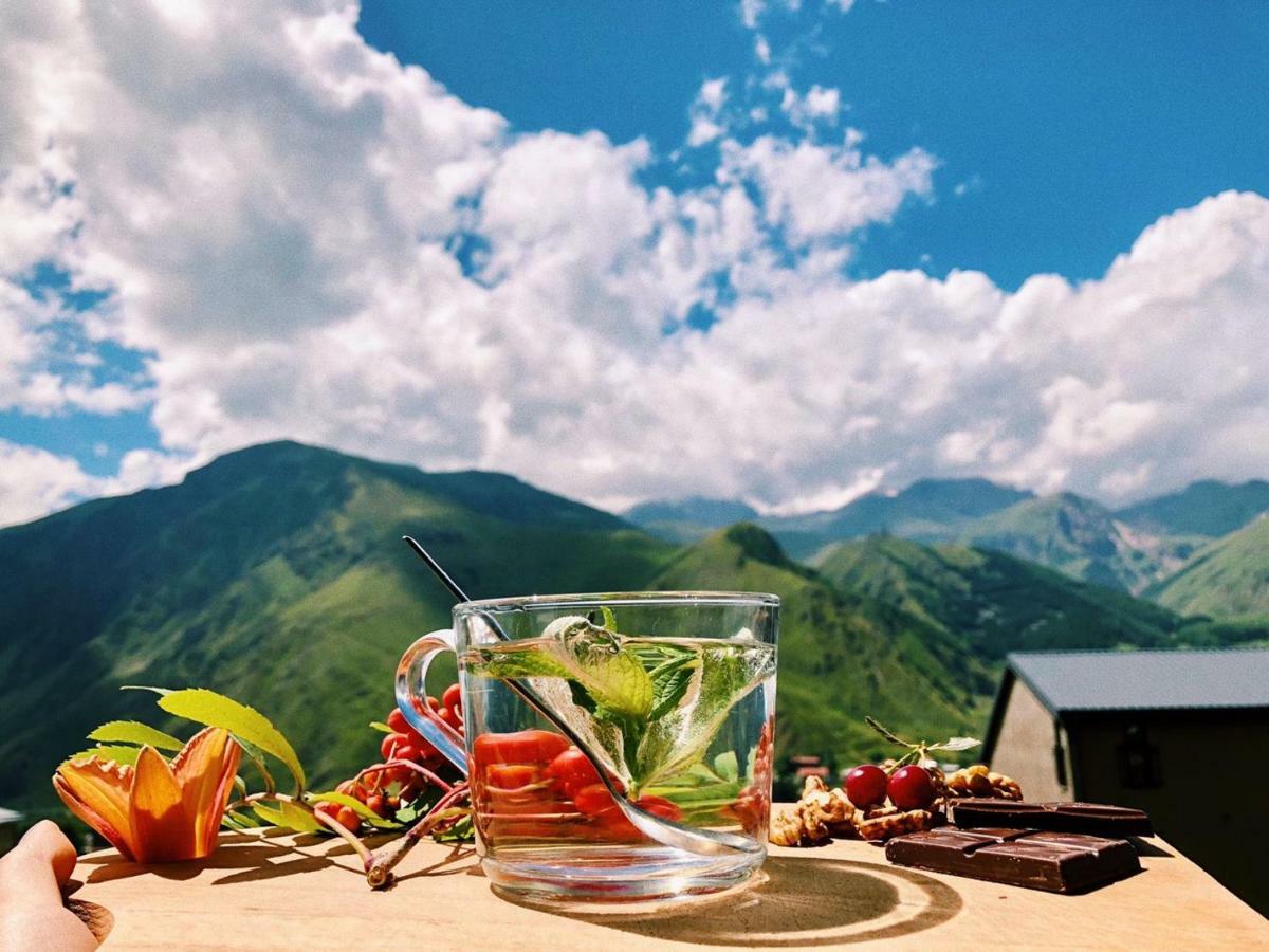 Elsada Hotell Kazbegi Eksteriør bilde